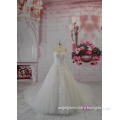 wedding dress gorgeous illusion neckline see through back lace applique